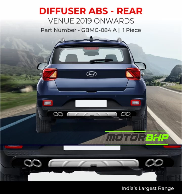 Car rear deals bumper diffuser